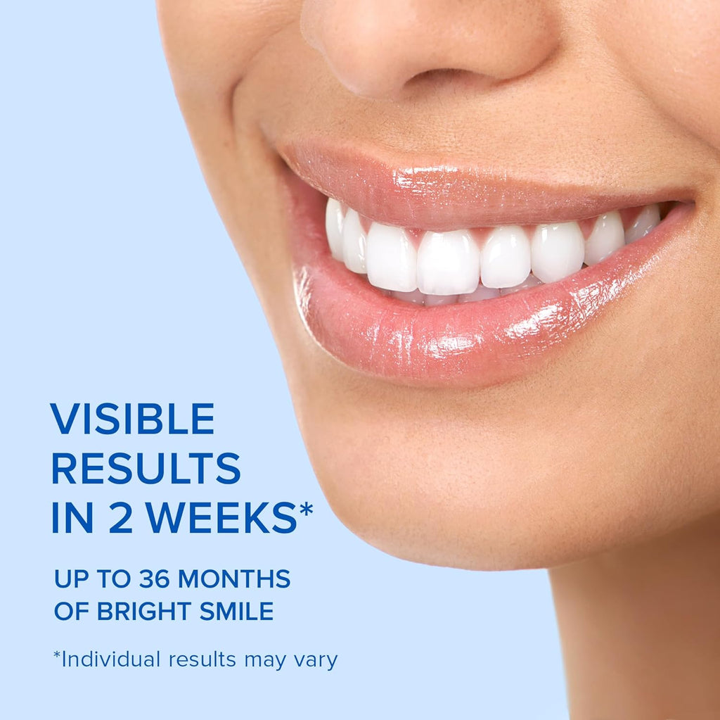 MAREE Teeth Whitening Strips with Mint Flavor - Comfortable for Sensitive Teeth - Calcium Formula for Gentle Dental Care & Fresh Breath - Pack of 28