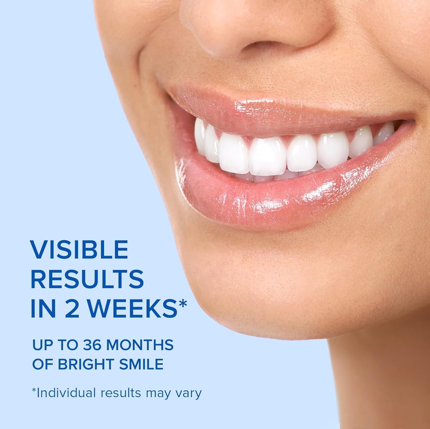 MAREE Teeth Whitening Strips with Mint Flavor - Comfortable for Sensitive Teeth - Calcium Formula for Gentle Dental Care & Fresh Breath - Pack of 28