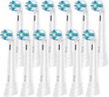 12 Pack Smart Cleaning IO Replacement Heads Compatible with Oral B iO 2 3 4 5 6 7 8 9 10 Series Electric Toothbrush, Brush Heads Compatible with Oral B iO Electric Handles, White