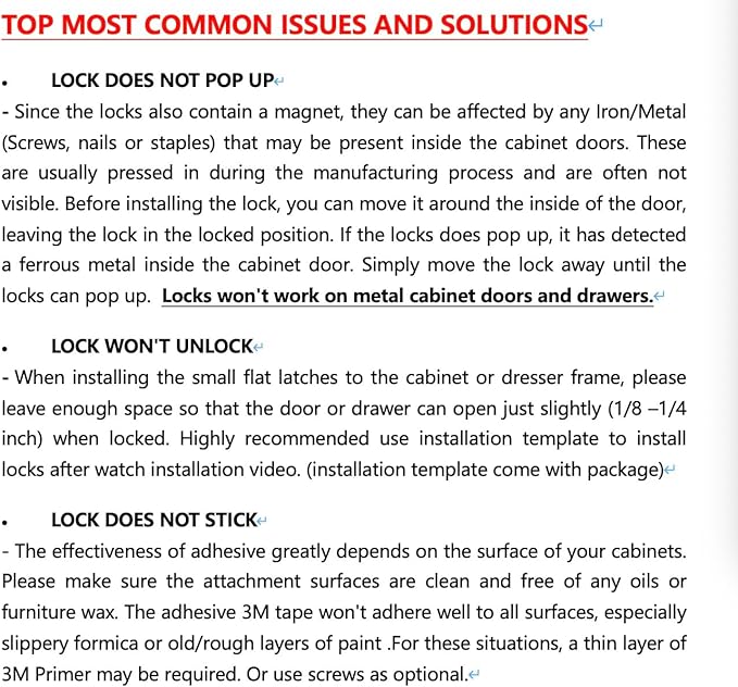 20 Pack Magnetic Cabinet Locks Baby Proofing - Vmaisi Children Proof Cupboard Drawers Latches - Adhesive Easy Installation