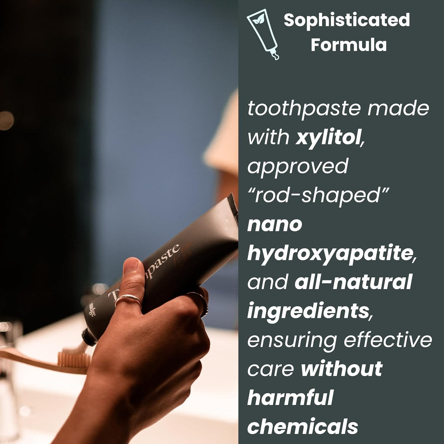 Nudge 10% Nano Hydroxyapatite Toothpaste, Remin+ with Vitamin E, Fluoride-Free, SLS Free, Helps Remineralize Enamel, Supports Dry Mouth Relief and Sensitive Teeth, Orange, 4 oz (Pack of 2)