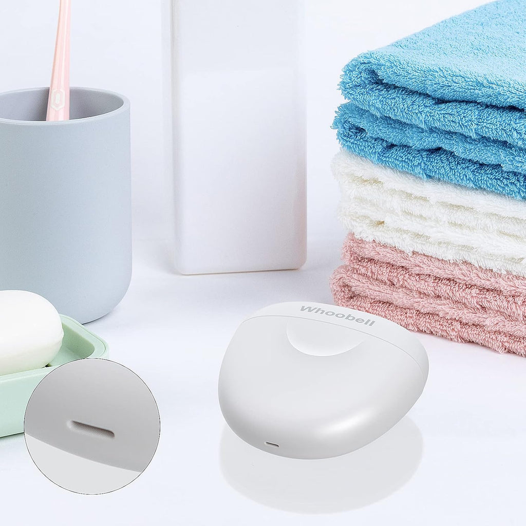 Retainer Holder, Retainer Case With Vent Holes, Mouth Guard Case for Large Space, Slim Aligner Case for travel，Inner Size 2.76, 2.76, 0.79Inch (Milky White)