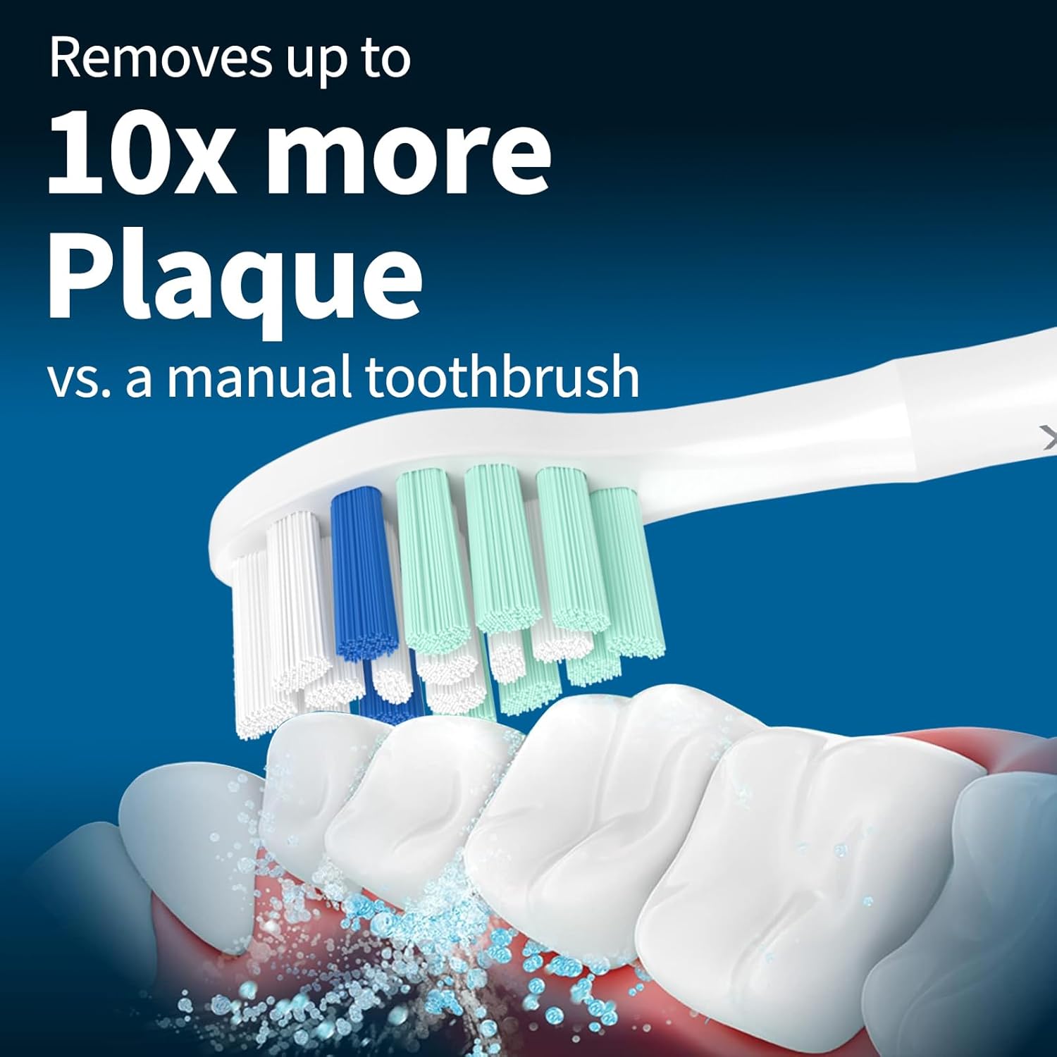 Replacement Toothbrush Heads for Philips Sonicare Replacement Heads, Electric Replacement Brush Head Compatible with Phillips Sonicare Electric Toothbrush, 6 Pack