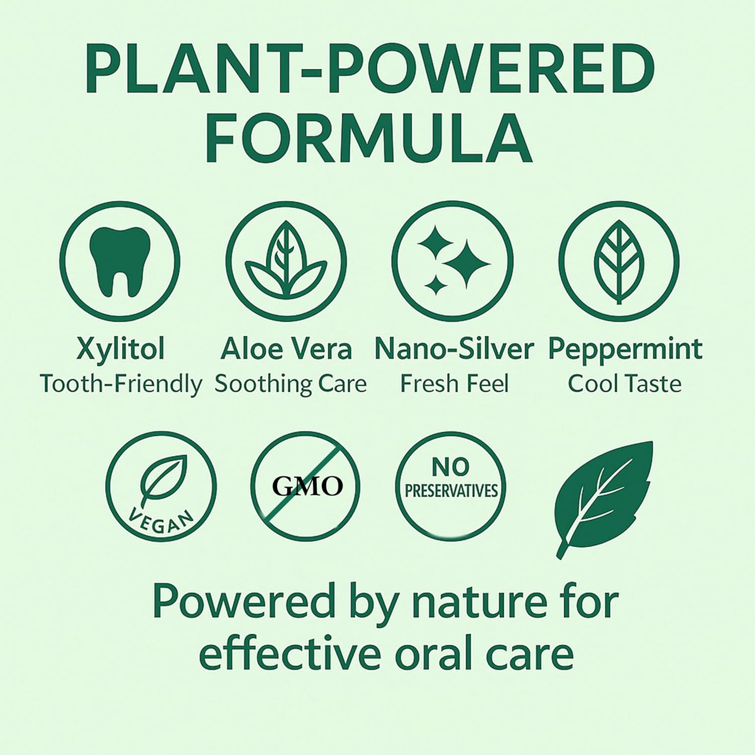 Xyli Swish - All Natural Formulated Nano Silver, Xylitol & Aloe Mouthwash - Alcohol and Fluoride Free - Oral Rinse to Fight Bad Breath & Dry Mouth - Peppermint Flavor - 16oz.