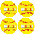 12Pack Softball Lip Balm for softball theme party Bulk Gifts,Beeswax Moisturizing Lip balm,Vanilla Flavor Plumping Chapstick for softball Team Girls kids Men Women Sports Lovers