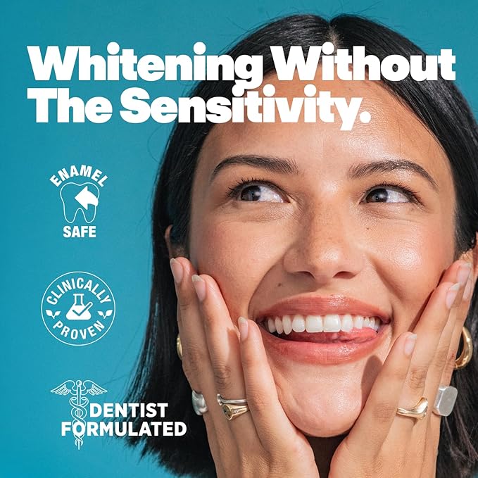 Lumineux Teeth Whitening Toothpaste 3 Pack Peroxide Free Enamel Safe for Sensitive Whiter Teeth, Fluoride Free, No Alcohol, Artificial Colors, SLS Free Dentist Formulated - 3.75 Oz