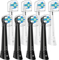IO Replacement Heads Compatible with Oral b IO 2/3/4/5/6/7/8/9/10 Series Electric Toothbrush, Brush Heads Refills Compatible with Oral B IO for Teeth Clean (8 Black/White)