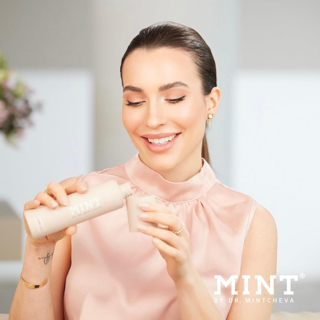 Mint Biotic Mouthwash (200 ml) – Antibacterial Mouthwash for Fresh Breath – with Vitamin B12 & Vitamin E – for Care and Strengthening of The Oral Flora