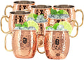 Moscow Mule Mugs Set of 48 (19OZ) | Food Safe |Stainless Steel Mug w/New Thumb Rest | Tarnish-Resistant Steel Interior