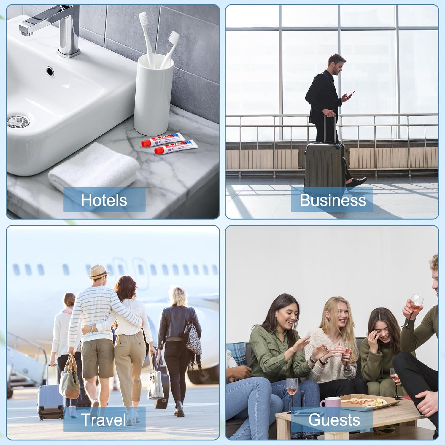 Toothpaste Bulk Travel Size, Disposable Small Travel Portable Mini Compact Pocket Size Toothpaste for Bad Breath, Vacation/Hotel/Camping Shelter/Homeless/Nursing Home/Charity 0.35 oz/ 10g (100 Tubes)