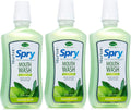 Spry Natural Xylitol Mouthwash Fluoride Free with Enamel Support, Alcohol-Free, Gentle, Non-GMO, Herbal Mint - 16 fl oz (Pack of 3)