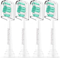 Replacement Toothbrush Heads Compatible with Philips Sonicare: Electric Brush Heads for Sonicare C2 Plaque Control Protective Clean 4100 5100 6100 Toothbrush, 4-Pack