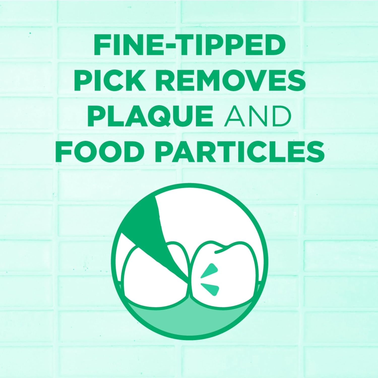 GUM Professional Clean Floss Picks - Extra Strong Shred-Resistant Floss, Easy Grip Handle - Dental Flossers for Adults - Fresh Mint Flavor, 150 Count (Pack of 4)