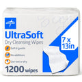 Medline Ultrasoft Dry Baby Wipes, Gentle Disposable Cleansing Cloths, 1,200 Count, Dry Wipe Size is 7 x 13 inches, Great for Sensitive Skin and can be used as Baby Washcloths, Incontinence Wipes