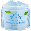 Pure Peppermint Scrub, Moisturizing and Exfoliating Face & Body Scrub, Organic Exfoliator, Fights Stretch Marks, Fine Lines and Wrinkles, Natural Shower Scrub