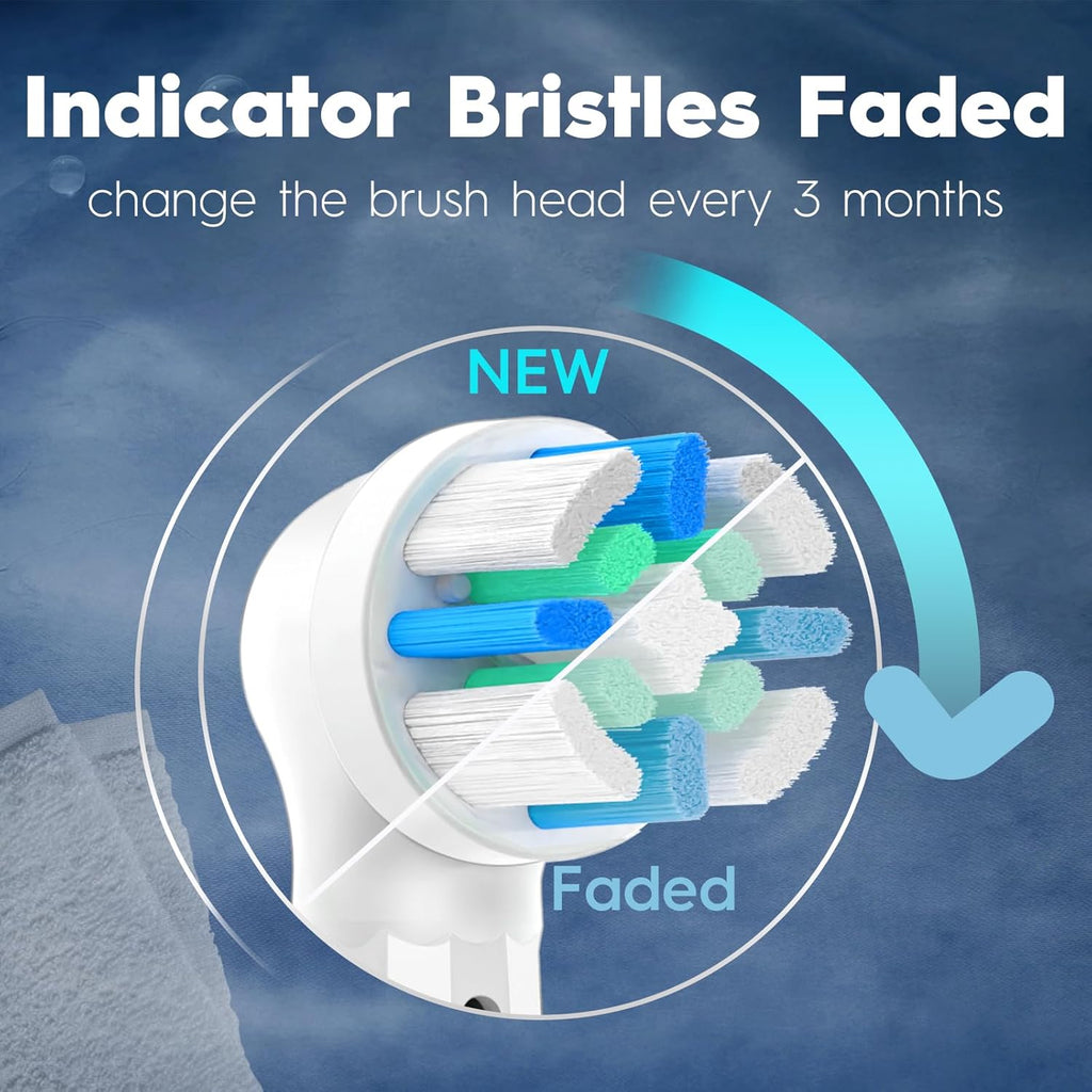 IO Replacement Heads Compatible with Oral b IO 2/3/4/5/6/7/8/9/10 Series Electric Toothbrush, Brush Heads Refills Compatible with Oral B IO for Teeth Clean (6 White)