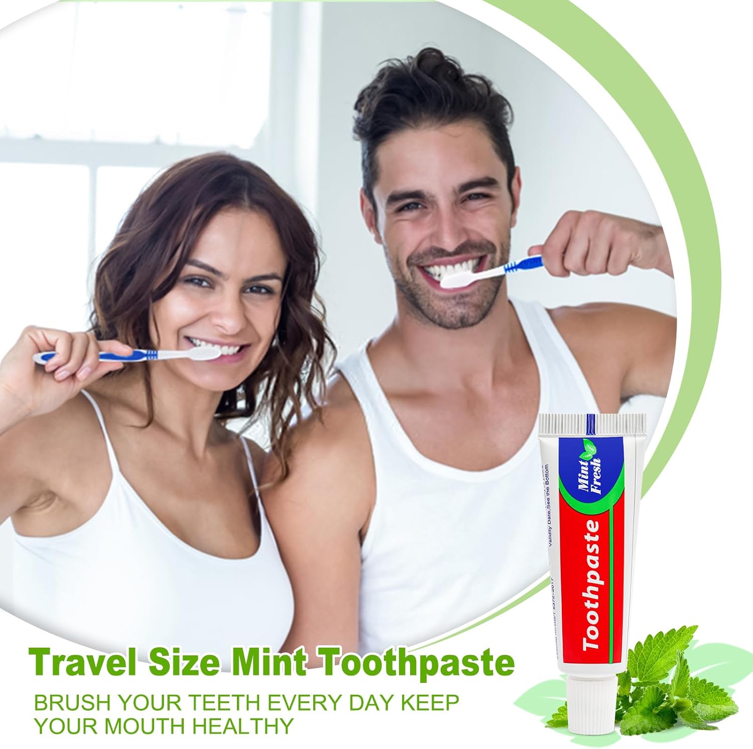 150pcs Travel Size Toothpaste Bulk, 0.88oz/25g Mint Mini Disposable Toothpaste for Hotel, Guests, Homeless, Charity