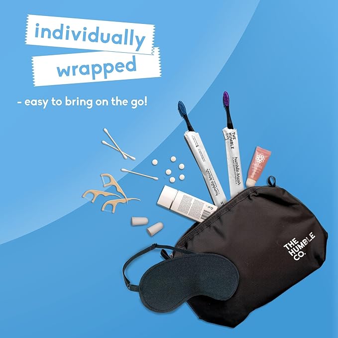 The Humble Co Plant-Based Soft Bristle Toothbrushes, 5 Pack - Manual Tooth Brush Set for Adults - Made with Plant Based Materials & BPA-Free Bristles - Dental Oral Care & Hygiene