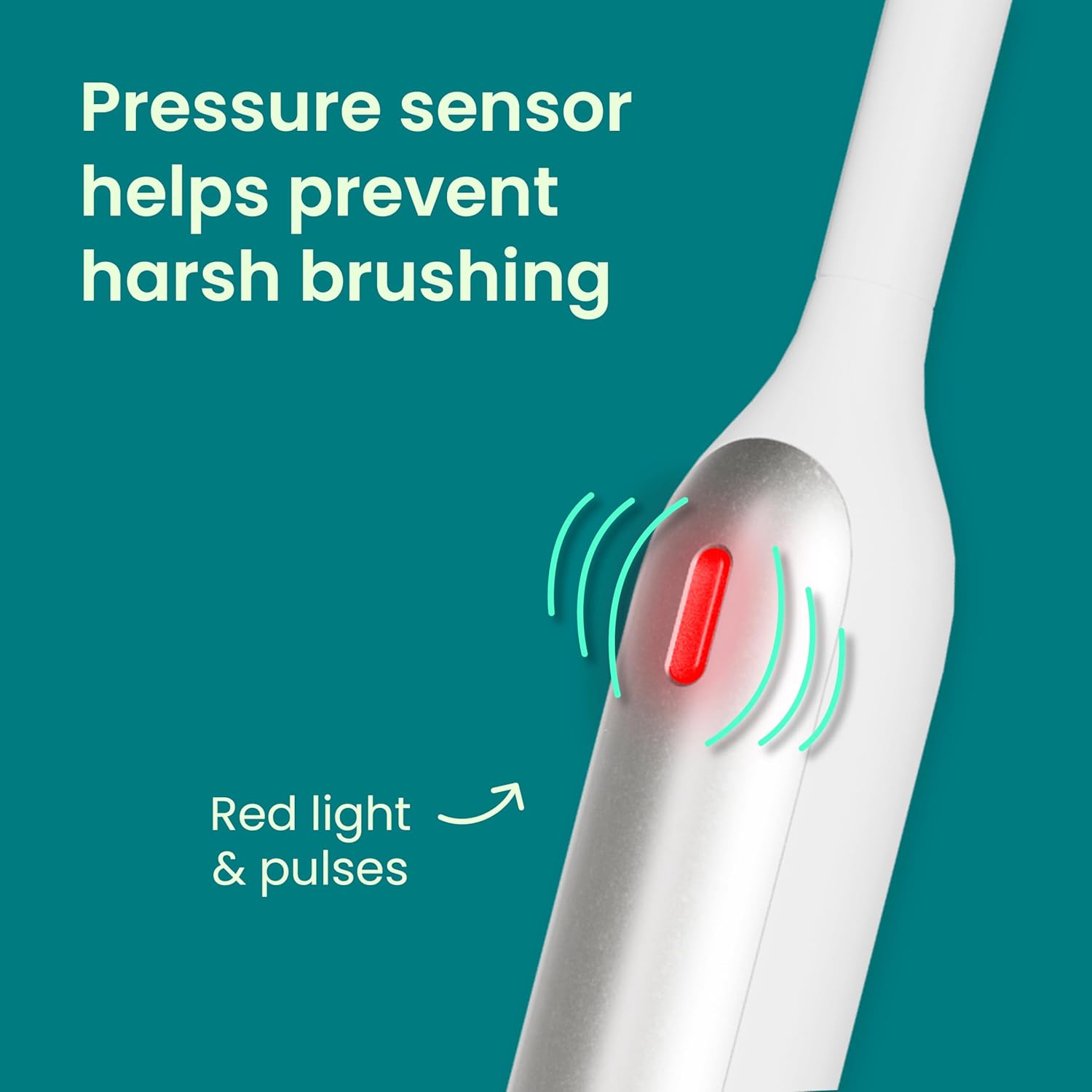 Quip 360 Oscillating Rechargeable Electric Toothbrush with Extra Brush Head - Soft Bristles, Pressure Sensor, 3 Intensities, 30-Day Battery Life, 2-Min Timer, Travel Case, Mirror Mount - Silver Cloud