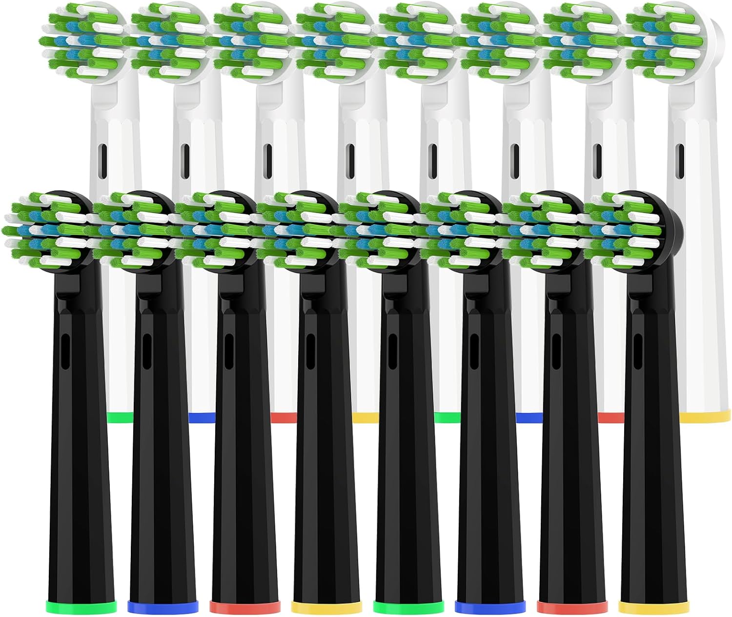 Replacement Toothbrush Heads Compatible with Oral b Braun Smart 1500/7500,Pro 1000/1500,Genius x/6000/Cross/Floss/Sensitive, 16PCS Electric Brush Heads Refill for Braun Oral B