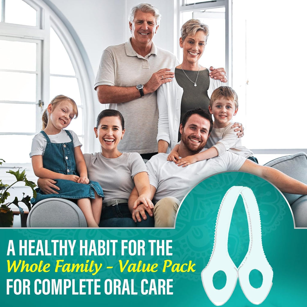 100 Count Disposable Tongue Scraper, Tongue Cleaner for Adults and Kids, Ergonomic plastic tongue scraper,Tongue Scrubber for Oral Care,Reduce Bad Breath,Promote Fresh Breath