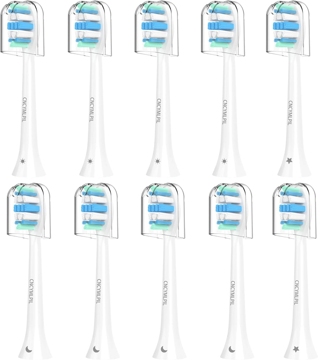 Replacement Toothbrush Heads for Philips Sonicare Replacement Heads, Electric Replacement Brush Head Compatible with Phillips Sonicare Electric Toothbrush, 10 Pack