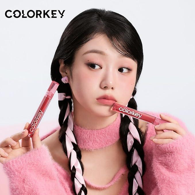 COLORKEY Airy Velvet Lip Tint, Matte Finishs, Longwear Rich Lip Colors, non-sticky, Creamy Soft Texture, Waterproof Lip Stain, Matte hydration, non-drying. Velvety finish (P226 Gray Rose, 3g)