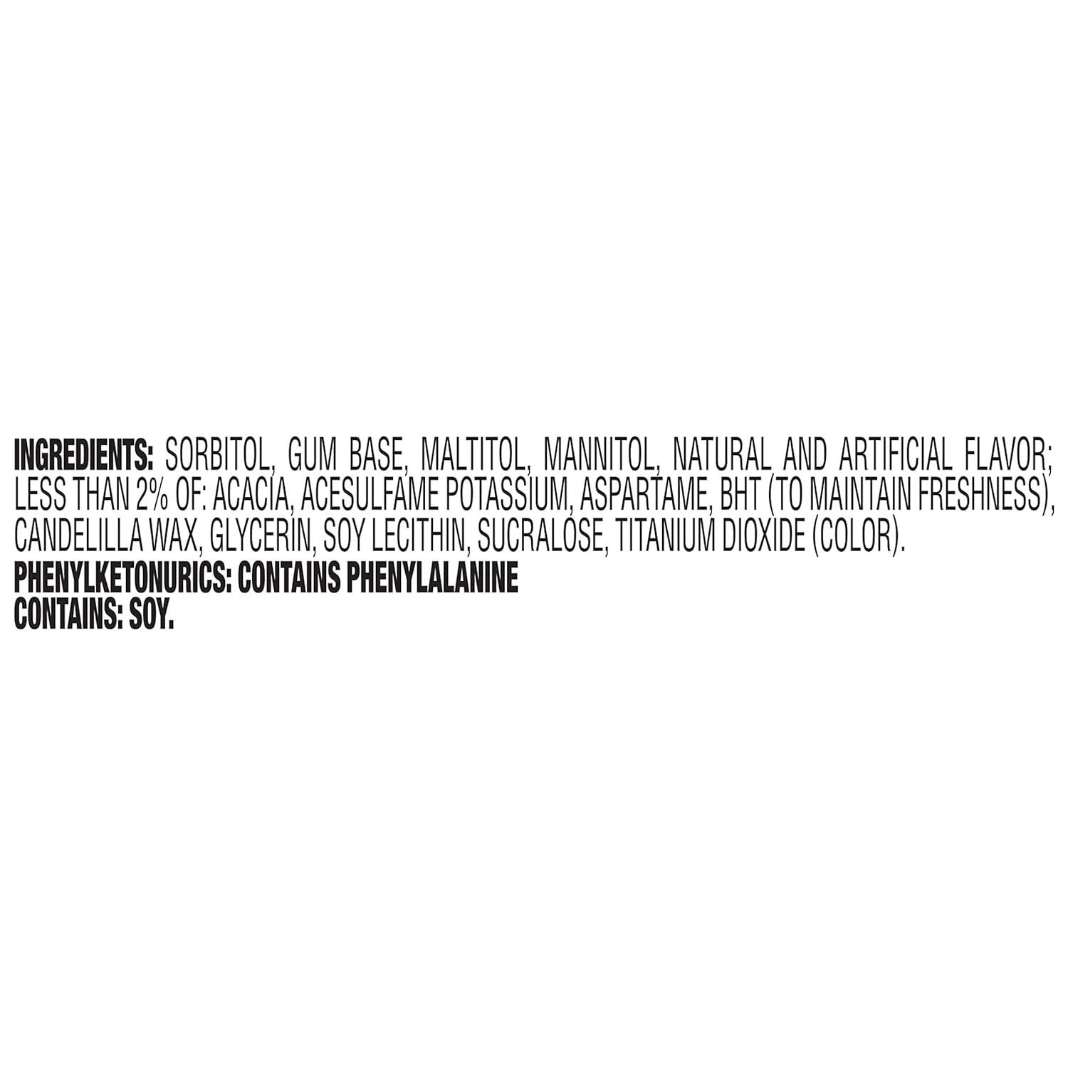 Dentyne Ice Peppermint Sugar Free Gum, 4 Bottles of 60 Pieces (240 Total Pieces)