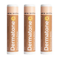 Dermatone Coconut Lip Balm Stocking Stuffer | Moisturizing & Medicated, Aloe & Vitamin E | Chapped and Cracked Lips | SPF 30 | Coconut, 3-Pack 0.15oz sticks