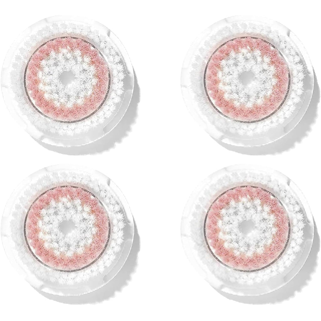 Clarisonic Brush Head Replacement | Radiance Facial Cleansing | Compatible with Mia 1, Mia 2, Mia Fit, Alpha Fit, Alpha Fit, Verified by Transparency,4 Count