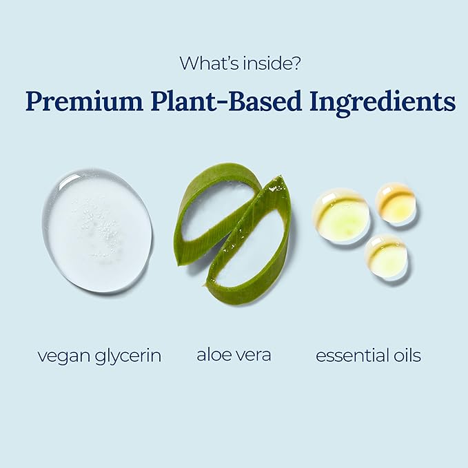 Tangerine Coriander Spray Hand Sanitizer | Travel Size | Hydrate & Cleanse | Made with Aloe Vera & Essential Oils | Green Tea Extract | Scented Travel Hand Sanitizer | Hand Sanitizer Spray | 3-Pack