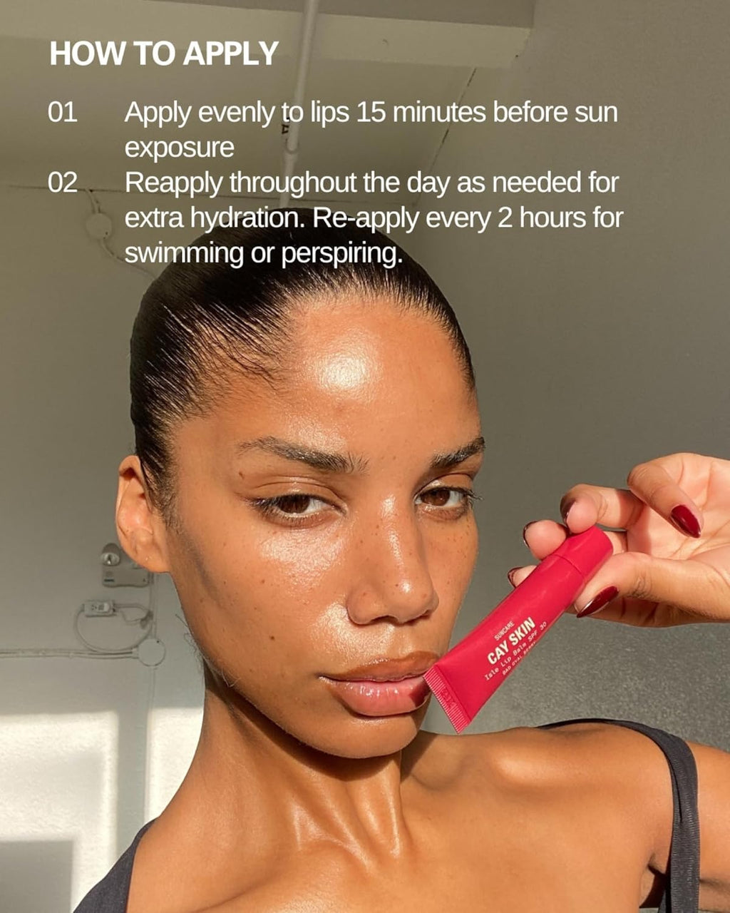 Cay Skin Isle Lip Balm SPF 30 – High Shine, Hydrating + Sheer Lip Gloss in Vanilla Brown Sugar Flavor – Formulated with Natural Ingredients for All Skin Tones – 3-Pack, Rose, Clear, Nude, 1.05 oz