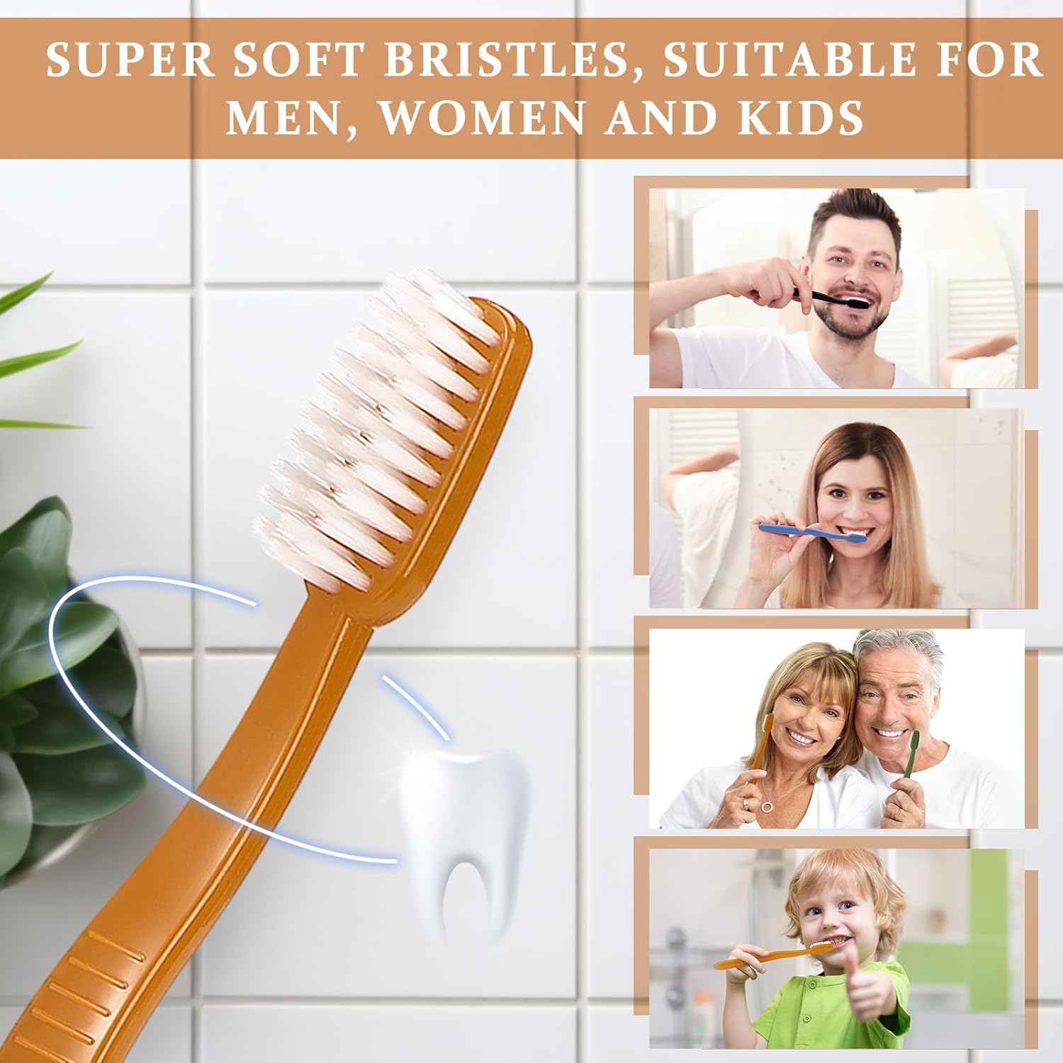 Tioncy 200 Pack Prepasted Disposable Toothbrushes Individual Wrapped Toothbrushes Soft Bristle Travel Toothbrush Single Use Wrapped for Hotel, Camp, Travel and Gift for The Homeless (Morandi Colors)