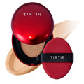 TIRTIR Mask Fit Red Cushion Foundation | Full coverage, Weightless, Skin fit, Satin Glow Finish, Korean Makeup BB Foundation, beauty, Tattoo cover up, Buildable (#27C Cool Beige, 0.63 Fl Oz)