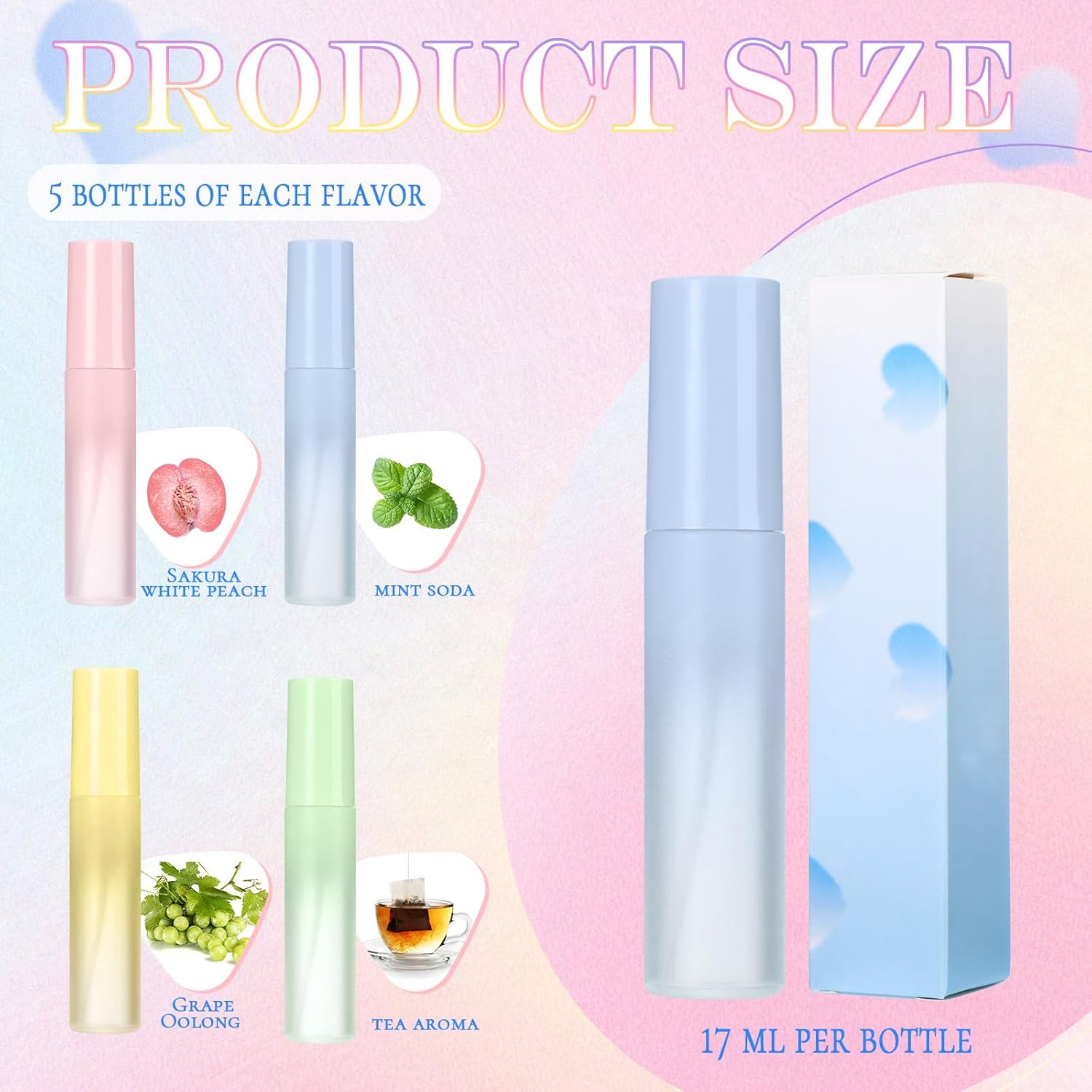 20 Pcs Breath Spray 4 Styles Breath Freshener Spray Compact Portable Refreshing Cool Mouth Oral Odor Care