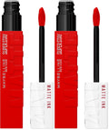 MAYBELLINE Super Stay Matte Ink Liquid Lipstick Makeup, Long Lasting High Impact Color, Up to 16H Wear, Dancer, Brick Red, 1 Count, Packaging May Vary (Pack of 2)