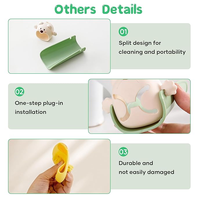 2 Pack Faucet Extender for Toddlers, Kids Sink Extender for Bathroom, Kitchen, EASICUTI Food Grade Silicone Faucet Extension, Baby Hand Washing Water Spout Extender Fits Standard & Gooseneck Faucet