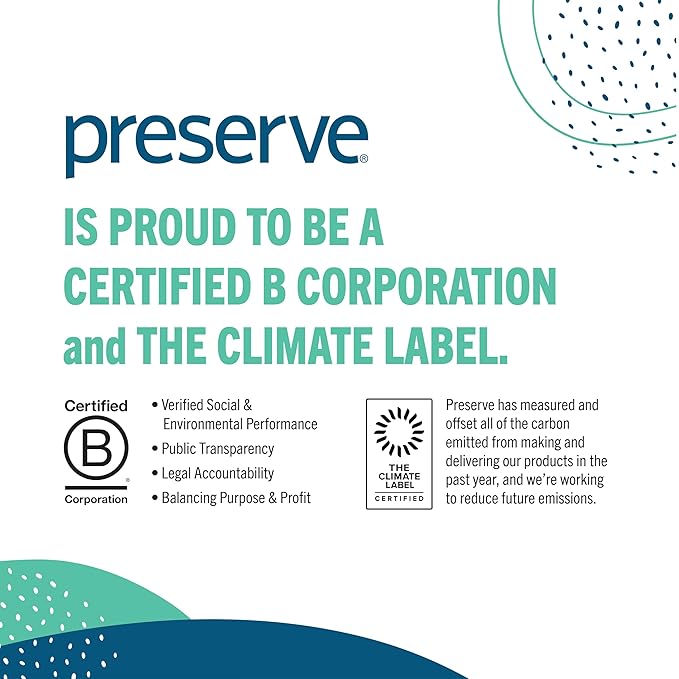 Preserve Eco Friendly Adult Toothbrushes, BPA Free, Made in The USA from Recycled Plastic, Lightweight Toothbrush in Travel Pouch, Medium Bristles Tooth Brush, Colors Vary, 6 Pack