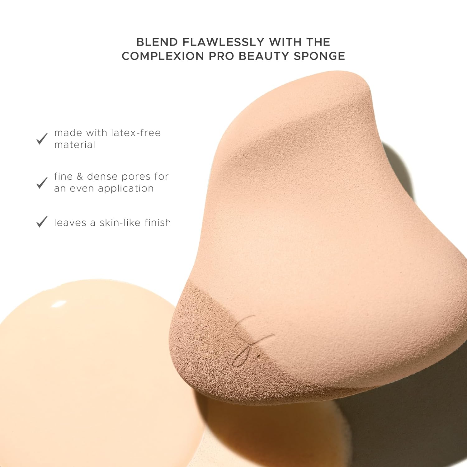 Original Beauty Blender Makeup Sponge Applicator for Powder, Cream & Liquid, Beauty Tools Puff, Streak Free Application, Vegan, Cruelty Free Made in USA, Peach