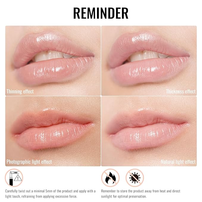 Oulac Moisturizing Shine Lipstick For Women Christmas Set 3PCS, 2 in 1 Tinted Lip Balm for Winter, Hydrated Juicy and Glossy Lip Color for Dry, Cracked and Chapped Lips, Vegan 05+13+14