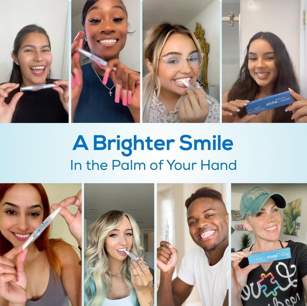 Venus Visage Teeth Whitening Pen - Effective Teeth Whitening Gel - 40+ Uses - Professional Formula - Mint Flavor - No Sensitivity (0.10 Fl Oz (Pack of 3))