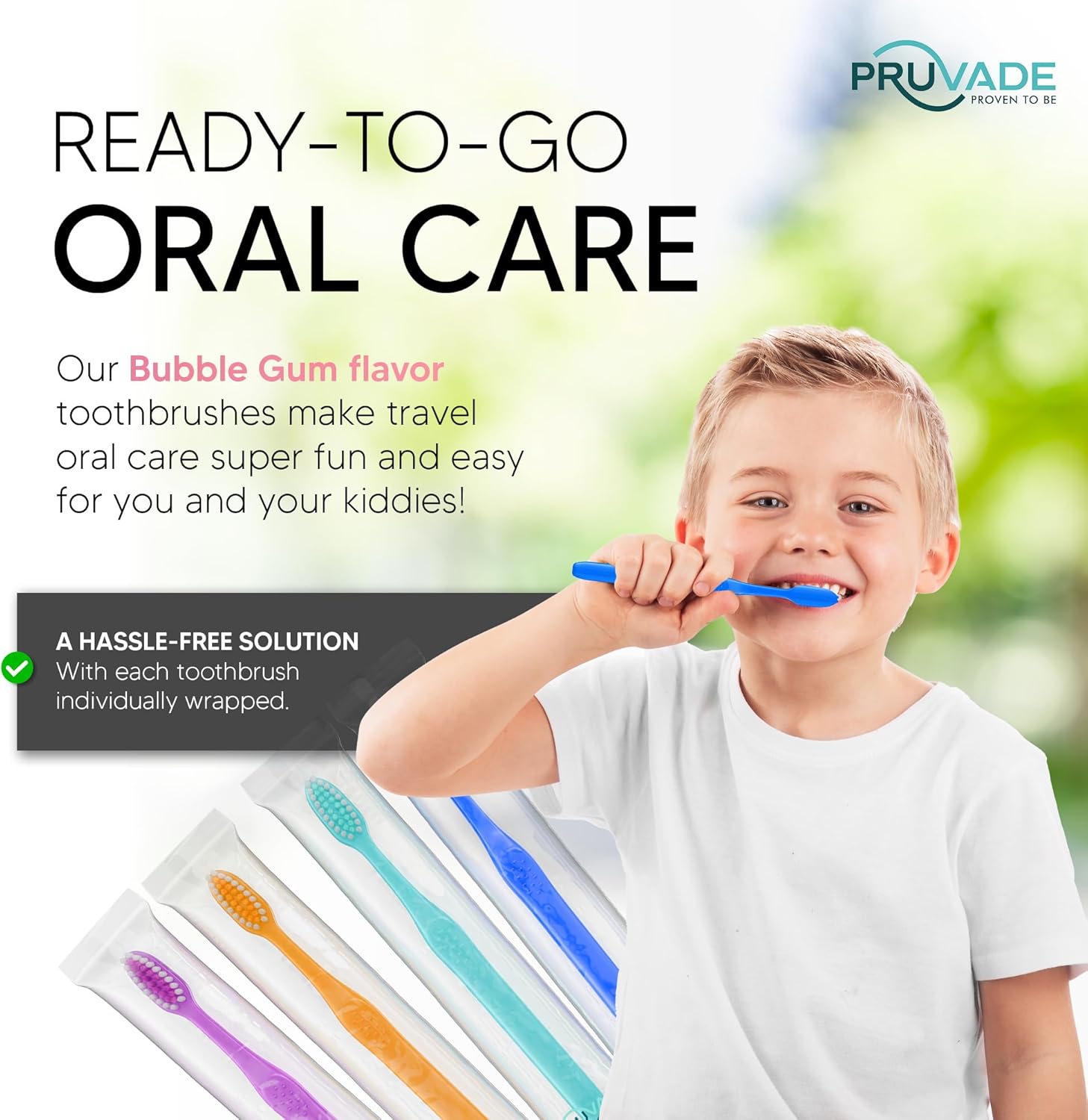 100 Pack Disposable Toothbrushes with Toothpaste Built in | Premium Quality Prepasted Toothbrushes Individually Wrapped - Waterless Toothbrush Soft Bristles for Work, Camping, Travel, Hotel