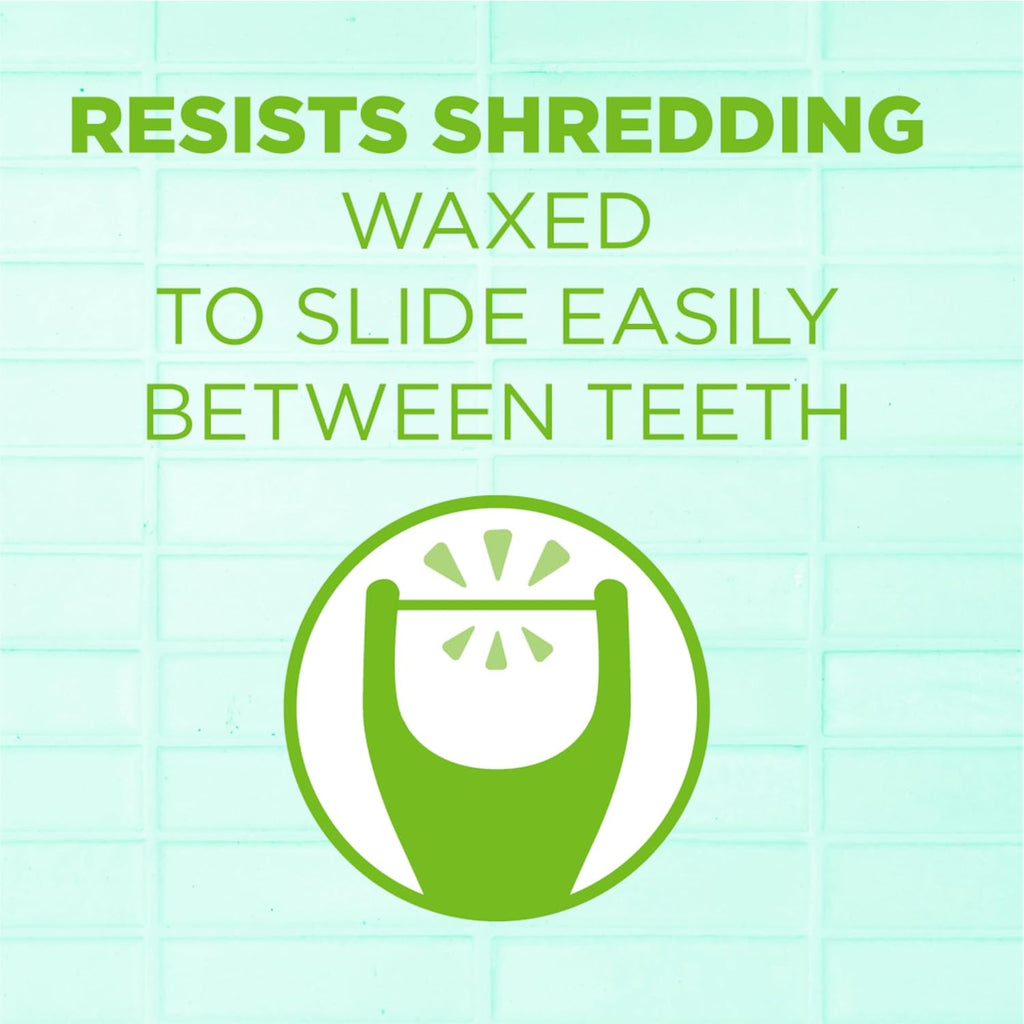 GUM Angled Floss Picks, Perfect for Tight Teeth, Extra Strong Shred-Resistant Dental Floss, Angled for Easy Reach, Dental Flossers for Adults, Fresh Mint Flavor, 75 Count (Pack of 4)