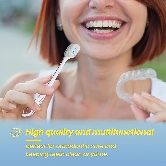 Pinkart Mini Disposable Toothbrushes with Toothpaste, Pre-Pasted Travel Toothbrush with 2 Mint Beads, Individually Wrapped Single-Use Toothbrush for On-The-Go & Travel (48 Count)