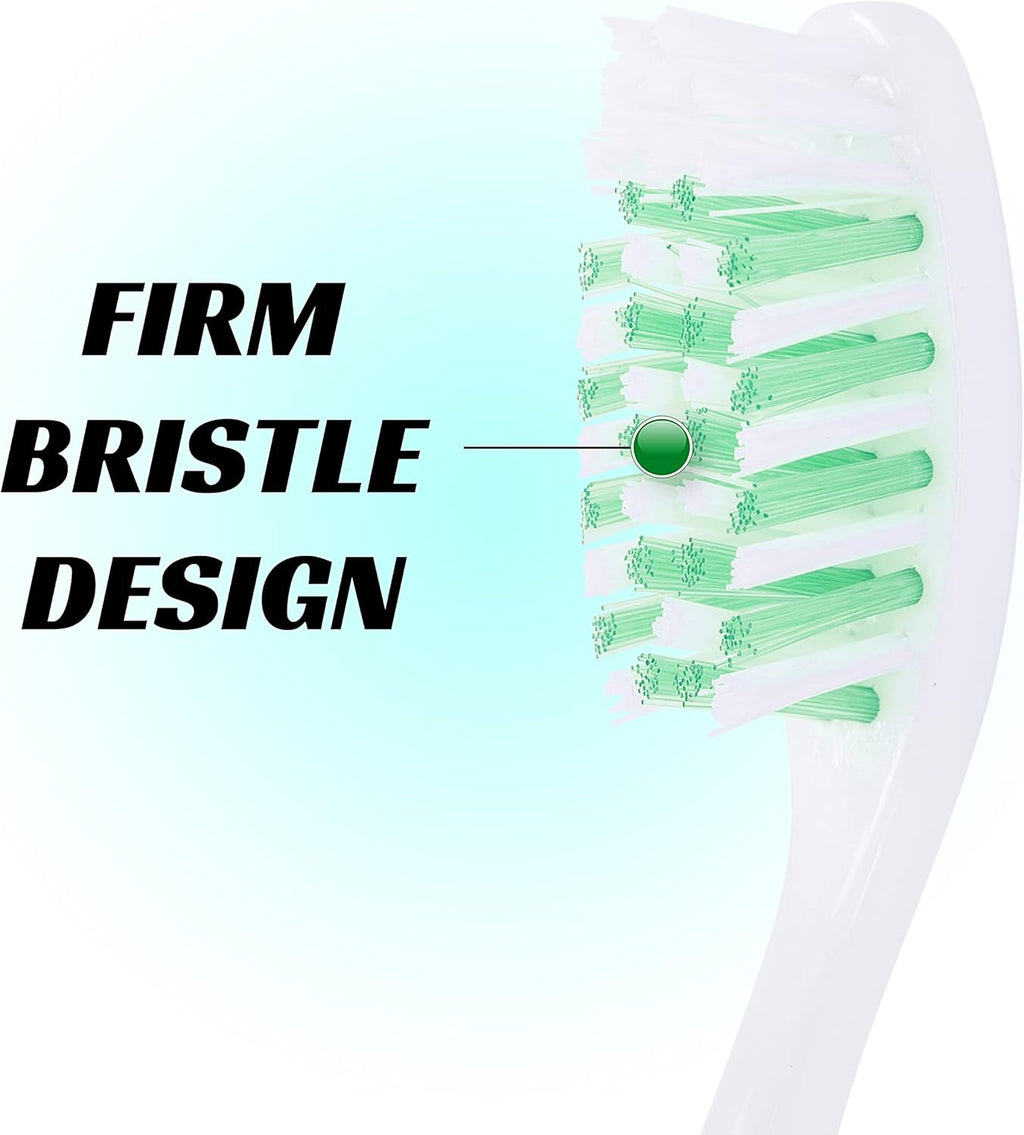 Extra Firm Toothbrush, Hard Bristle Toothbrush Set for Adults or Smokers Travel Kit, Multicolor Denture Brush, Large Head, Manual Travel Toothbrush Hard Bristles