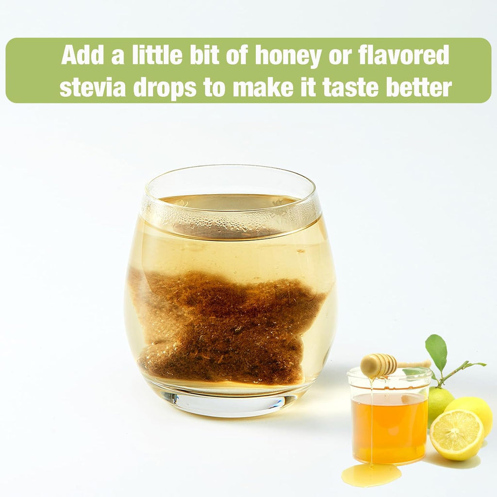 40 Bags Dried Mullein Leaf Tea for Lungs - Lung Detox Cleanse Tea for Smokers - Herbal Mullen Mullien for Breathe Easy - Caffeine-Free, Immune Support