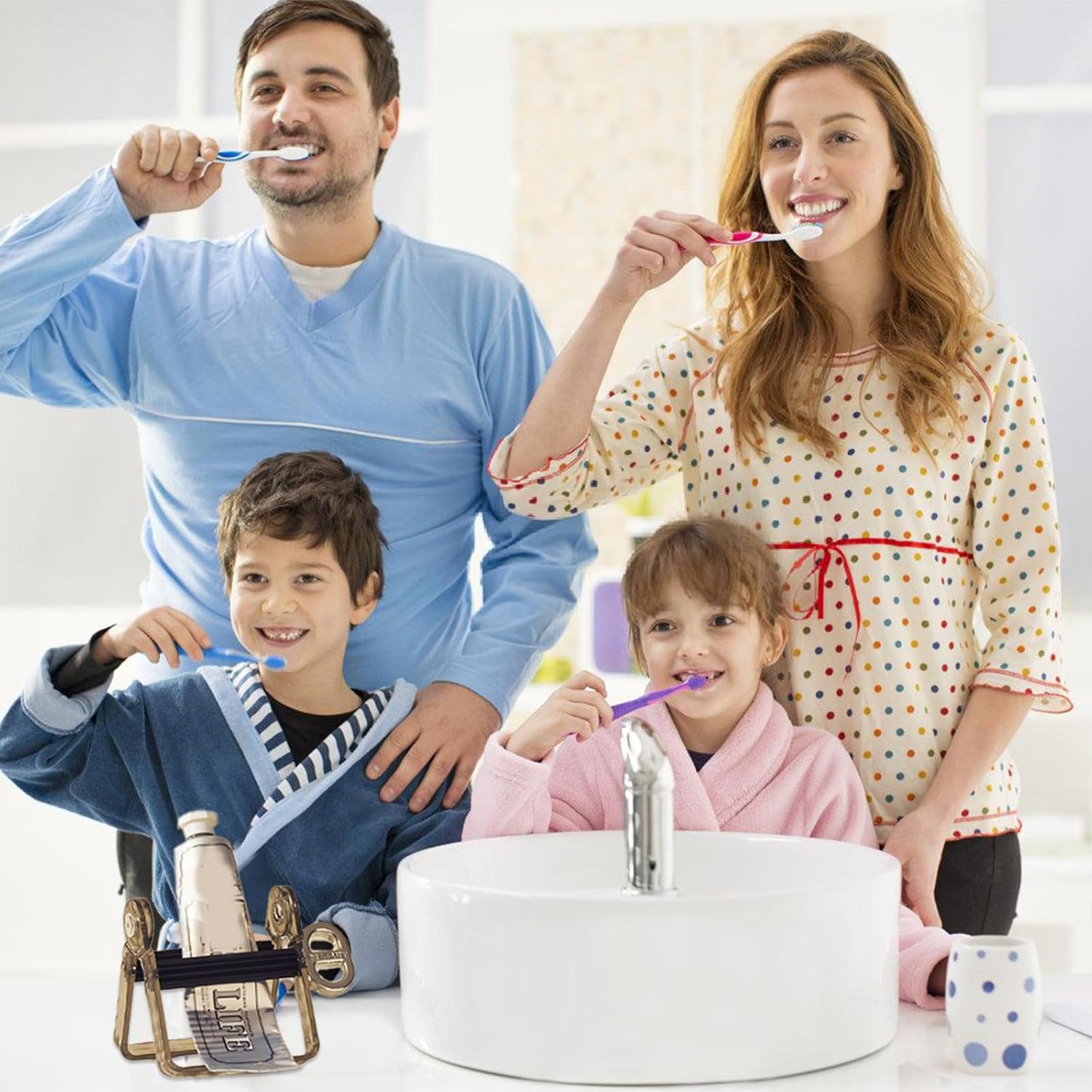 2-Pack Plastic Tube Squeezer Roller – Durable Tube Wringer for Paint, Toothpaste, Hair Color – Perfect for Artists, Salons & DIY (White – 2 Pieces)