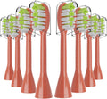 One Series Replacement Toothbrush Heads Pisonicleara Compatible with sonicare Philips One Series BH1022/03 HY1100/02 HY1102 (8-pc) Battery Brush, Mango Snow White Travel Refill