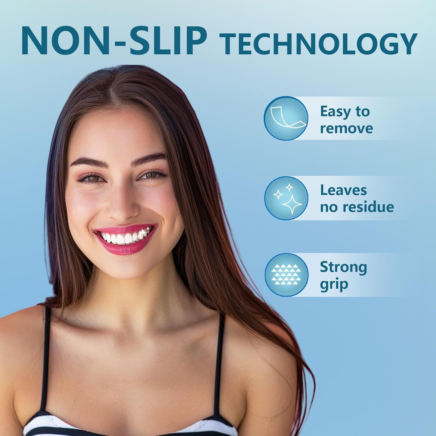 Teeth Whitening Strips for Sensitive, Enamel Safe Non-Slip Dry Strip Technology for Whiter Teeth,28 Strips Whitener Safe Whitestrip, Deep Stains Removal Tooth Whitening (One Size, Pineapple)