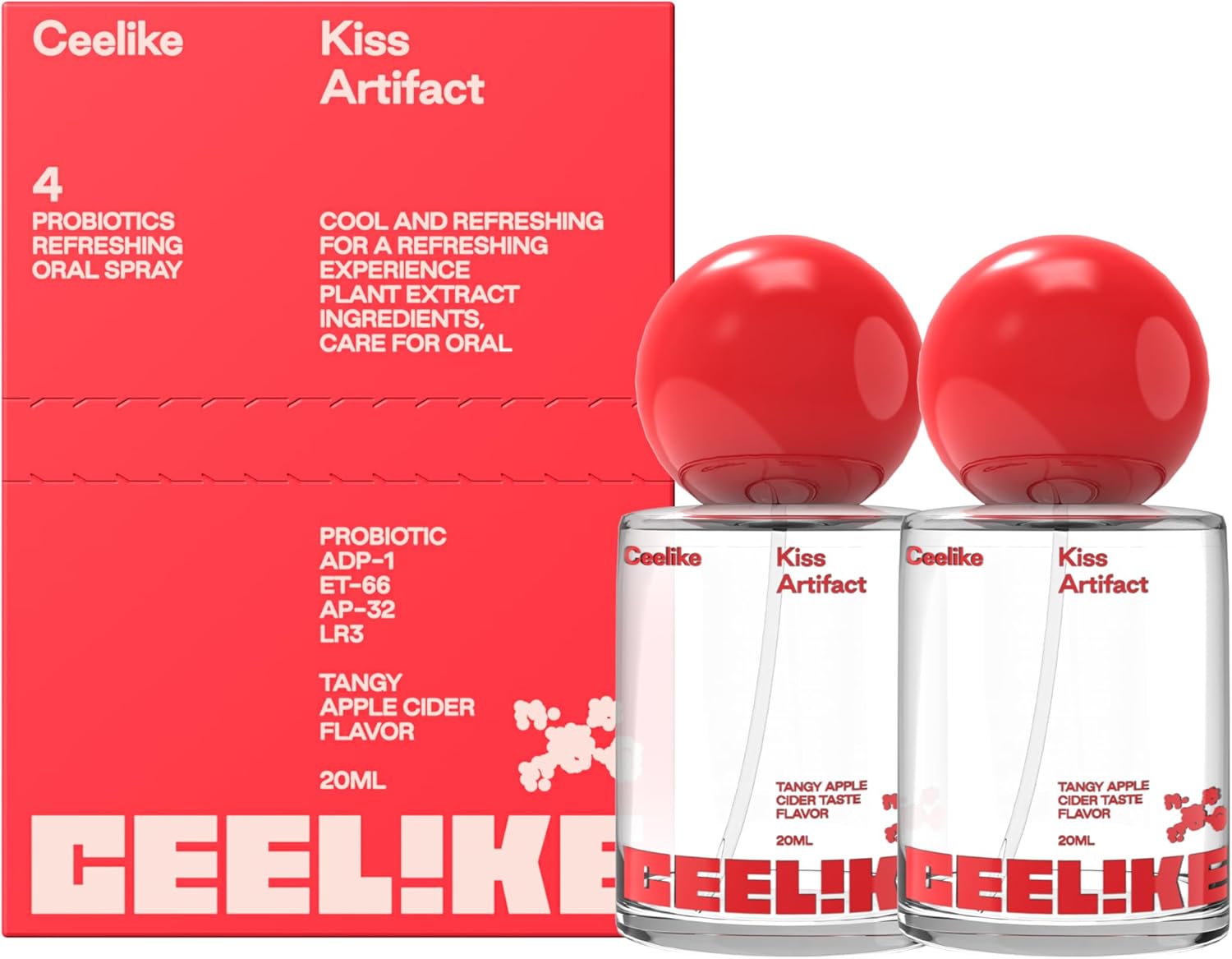 Oral Spray – Fresh Breath, Dual Cooling Experience & Convenient On-The-Go Design – Perfect for Freshening Breath Anywhere, Anytime (Apple Cider, 2 Count)